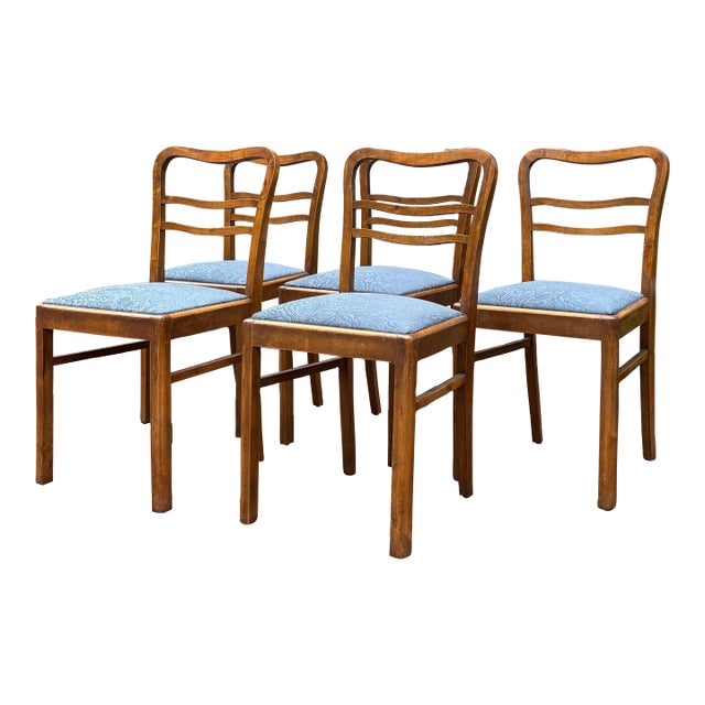 Mid 20th Century Polish Beech Dining Chairs For Sale
