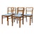 Mid 20th Century Polish Beech Dining Chairs For Sale