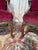 Louis XV Armchairs in Carved Wood and Burgundy Velvet, Set of 2 For Sale - Image 4 of 8