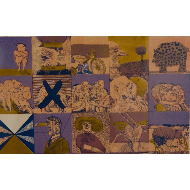 Antonio Seguí, Pequeña Historia Edition 2/46, 1965, Lithograph For Sale - Image 4 of 11