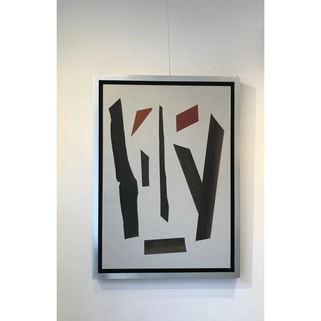 Glued wood slats. Born in the canton of Friborg, Gilbert Pauli (1944 - 2020) lived in Geneva, where he devoted himself to...