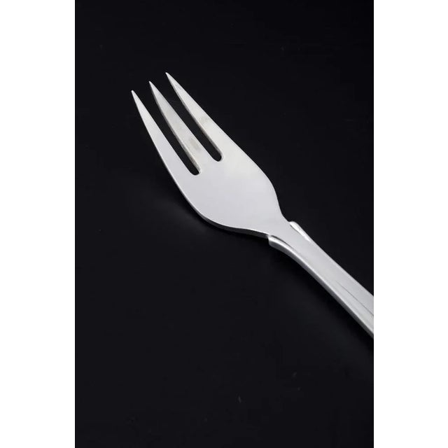 Mid-Century Modern Danish Lily of the Valley Fish Fork in Sterling Silver from Georg Jensen, 1950s For Sale - Image 3 of 5
