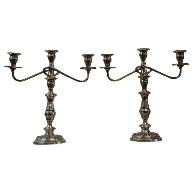S. Kirk & Sons Sterling Silver Candelabras For Sale
