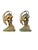 Saved for Stephen H. - Single 1930s Art Deco Gazelle Bookends by Crescent Metal Works For Sale - Image 10 of 13
