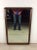 Mid Century Modern Wall Mirror With Angular Walnut Frame For Sale - Image 4 of 12