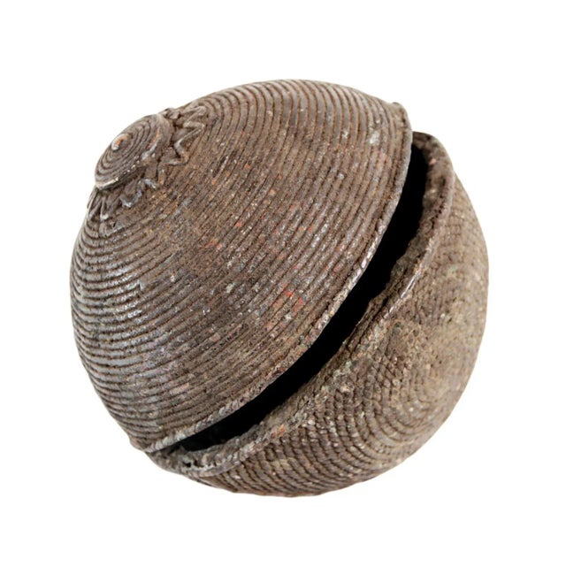 Vintage Mid 20th Century Burkina Faso Currency Bell For Sale - Image 4 of 6