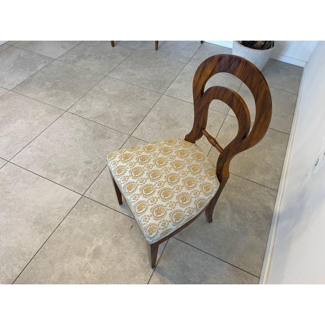 Wood Biedermeier Walnut Side Chair For Sale - Image 7 of 10