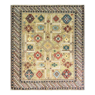 Antique Caucasian Shirvan (Baku-Type) Rug, 4'1" X 4'10" #16659 For Sale