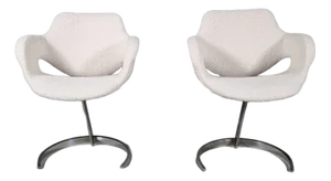 Set of Scimitar Chairs attributed to Boris Tabacoff for MMM, 1960s