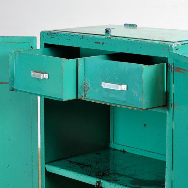 1970s Industrial Iron Cabinet, 1970s For Sale - Image 5 of 17