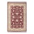Mogul, One-of-a-Kind Hand-Knotted Area Rug - Red, 4' 2" x 5' 10" For Sale