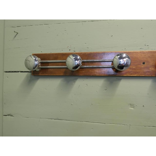 French Style 6-Hook Coat Rack in Chrome, 1960 For Sale - Image 4 of 7