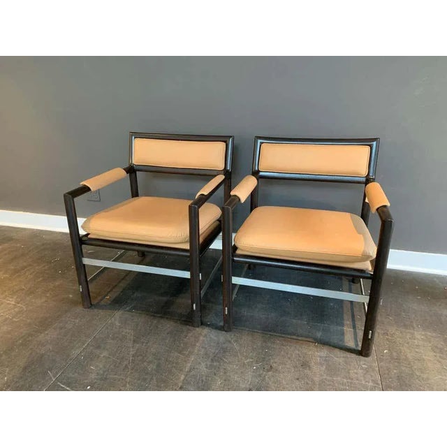 Edward Wormley for Dunbar Armchairs, Pair For Sale - Image 10 of 11