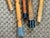Mid 20th Century Rustic Estate Wood Bamboo Walking Canes - Set of 5 For Sale - Image 6 of 17