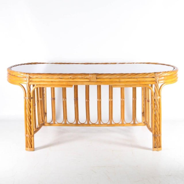 Vintage Rattan Dining Room, 1970s For Sale - Image 3 of 18