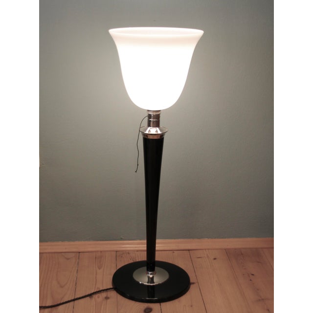 This classic Art Deco table lamp, model 'Lampe Mazda', was designed between the 1920s and 1940s and was manufactured by...