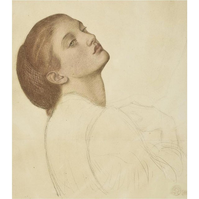 Gabriel Charles Dante Rossetti, Worries, The Virgin of the Garden, Fleur-de-Marie, Screen Print For Sale - Image 4 of 4