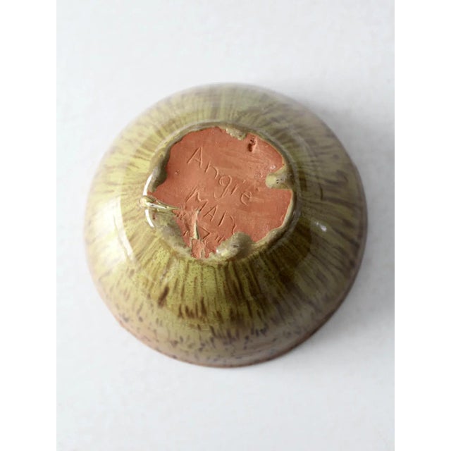 Ceramic Vintage Studio Pottery Bowl For Sale - Image 7 of 7