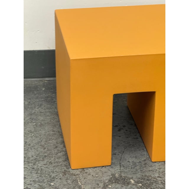 Lella & Massimo Vignelli for Heller Vignelli Cube Stool, Outdoor For Sale - Image 9 of 12