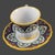 Rustic European Vintage Hand Painted Terra Cotta Italian Deruta Grazia Pottery Cup & Saucer For Sale - Image 3 of 8