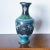 Antique Chinese Cloisonné Vase in Black Depicting Double Dragons For Sale - Image 11 of 11