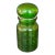 Vintage Green Glass Jar With Bubble Top For Sale