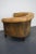 Tan Vintage Dutch Cognac Colored Leather Club Chair For Sale - Image 8 of 17