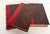 Antique French Red Leather Bound Books - Set of 3 For Sale In Dallas - Image 6 of 18