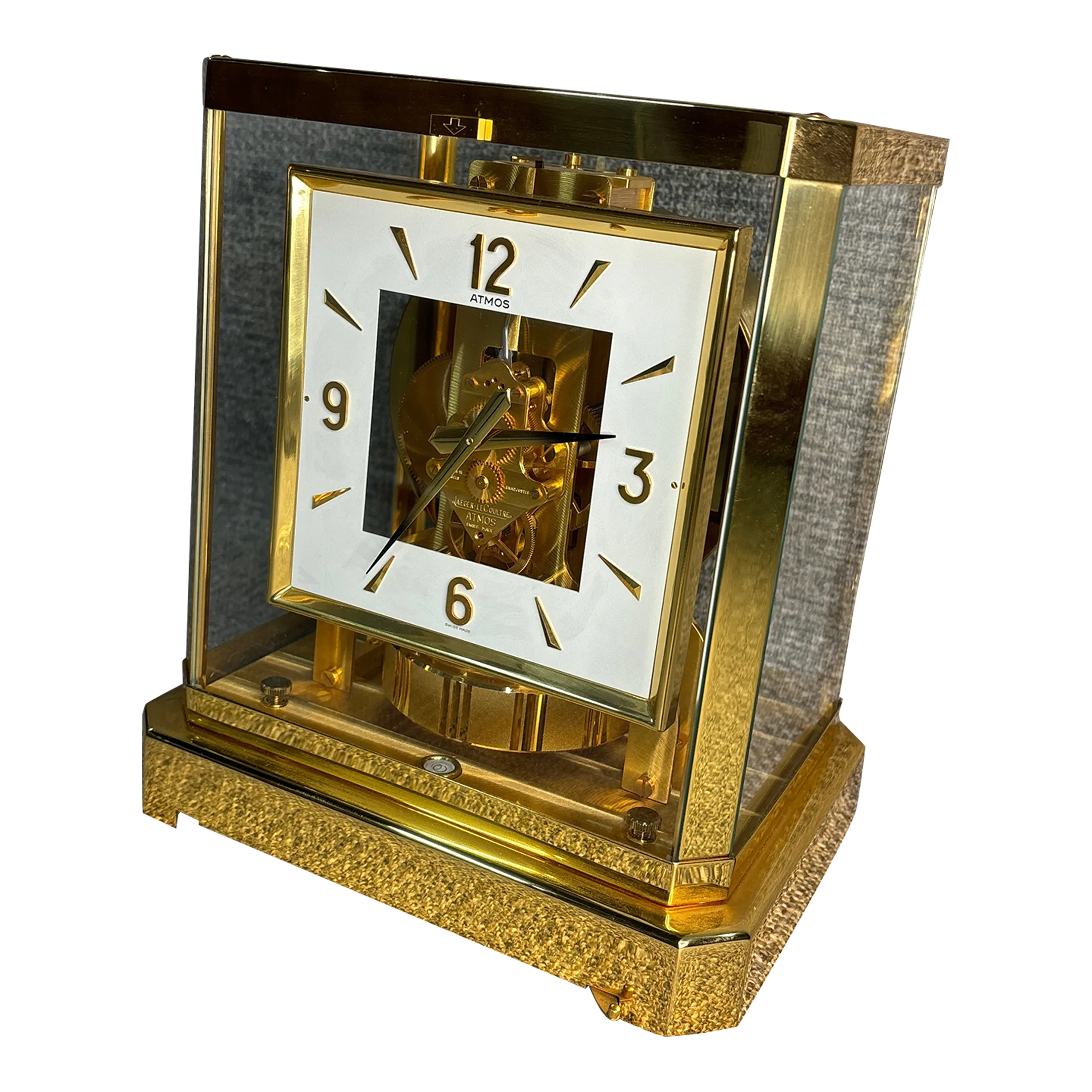 Late 20th Century Jaeger-Lecoultre Atmos Clock | Chairish