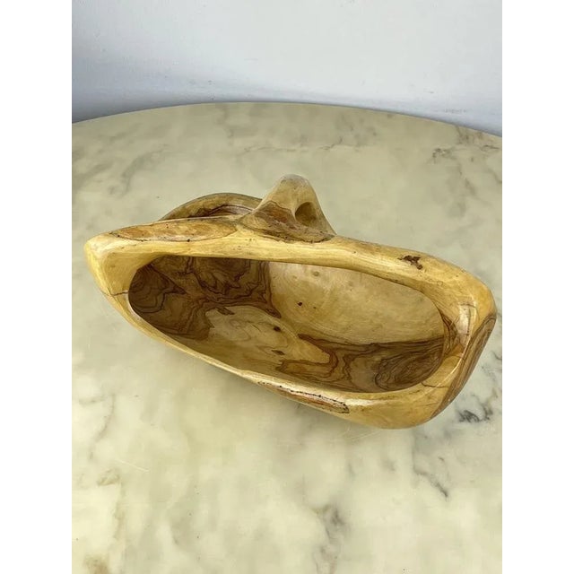 Pink Olive Wood Centerpiece, Italy, 1960s For Sale - Image 8 of 10