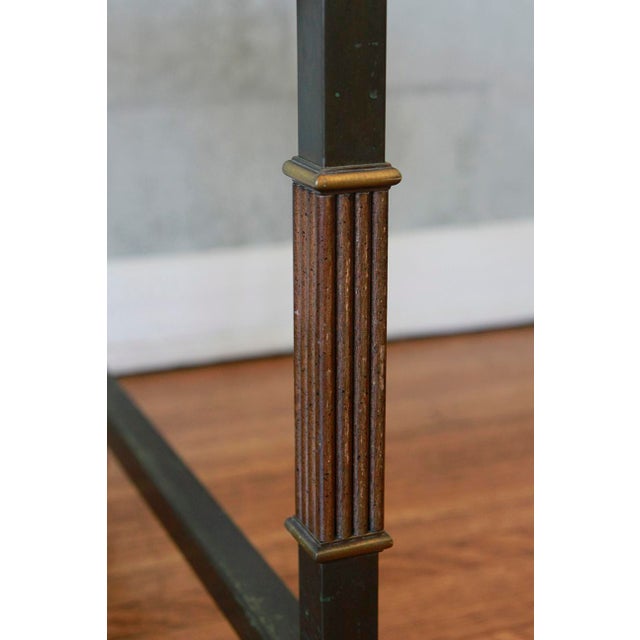 1960s Pair of Mid-Century Modern Side Tables in the Style of Maison Jansen For Sale - Image 5 of 10