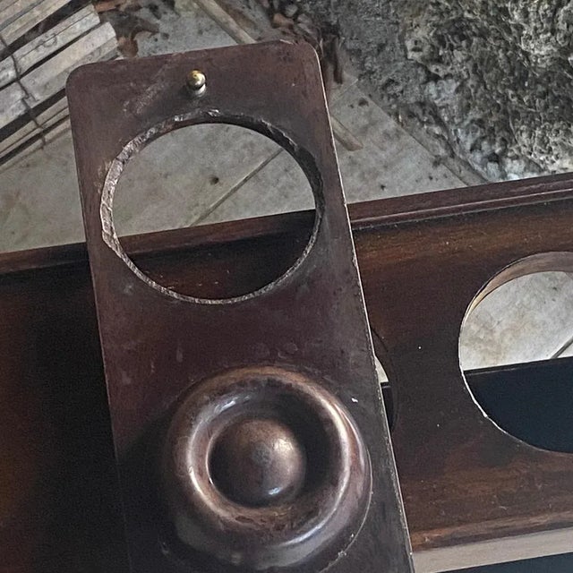 Brown Magazine Stand in Wood, England For Sale - Image 9 of 13