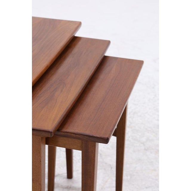 Mid-Century Nesting Tables, Set of 3 For Sale - Image 10 of 13