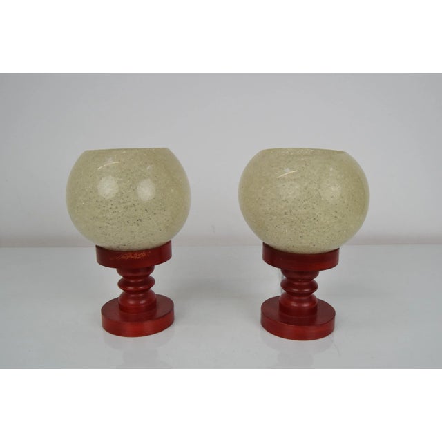 Mid-Century Table Lamps by Pokrok Zilina, 1960s, Set of 2 For Sale - Image 6 of 14