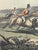 Antique English Bachelor's Hall Fox Hunt Framed Art Lithograph For Sale - Image 10 of 14