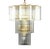 Elevate your living space with the Tiered chandelier attributed to Sciolari, a stunning embodiment of mid-century modern...