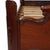 Antique Victorian Renaissance Revival Carved Walnut & Burl Bed Frame C1890 For Sale - Image 4 of 17