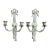 Vintage Andrea by Sadek Gilded Candle Sconces For Sale