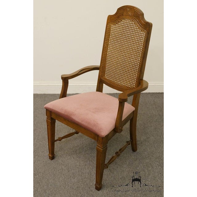 Late 20th Century Vintage Bernhardt Furniture Italian Neoclassical Cane