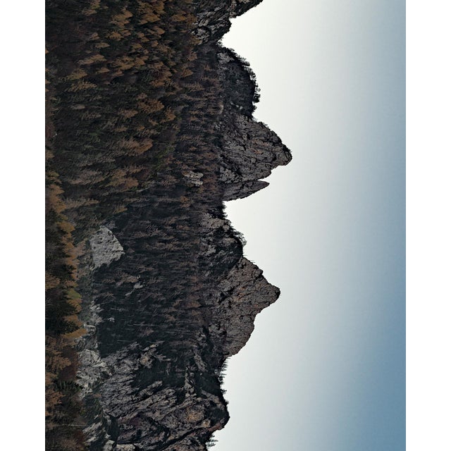 "Sleeping Witch 1" Contemporary Limited Edition Mountain Landscape Photograph by Bernhard Lang For Sale