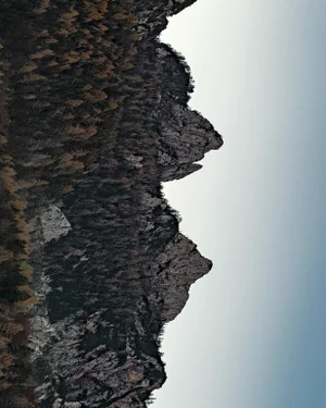 "Sleeping Witch 1" Contemporary Limited Edition Mountain Landscape Photograph by Bernhard Lang
