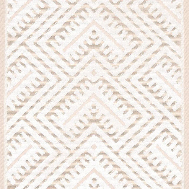 Boho Chic Sample - Schumacher Parvin Velvet Fabric in Pearl For Sale - Image 3 of 5