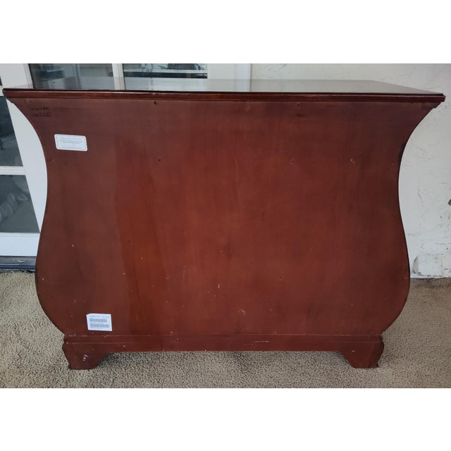 2000s Ethan Allen Bombe Chest of Drawers For Sale - Image 12 of 14