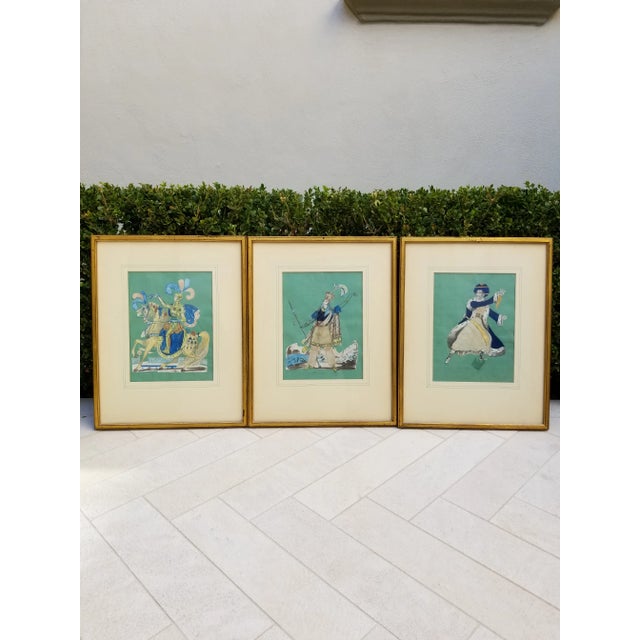 1960s Three Framed Cut Work Prints For Sale - Image 12 of 12