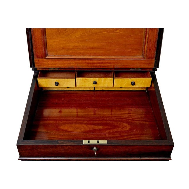Davenport Writing Desk, 1840 For Sale - Image 9 of 11