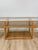 Vintage Console Table Rattan Two-Tier Glass Top Coastal Entryway Sofa Table Rare For Sale In Tampa - Image 6 of 13