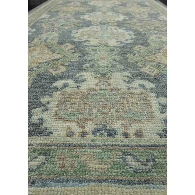 Early 21st Century Turkish Oushak Rug 3'10" x 6'6" #17330 For Sale - Image 5 of 8