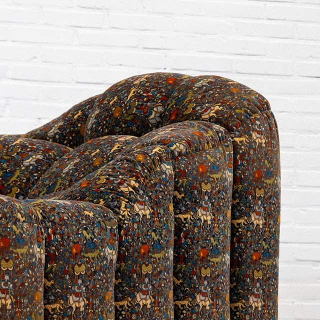 Modular Persian Sofa in Fabric, 1980s, Set of 3 For Sale - Image 14 of 15