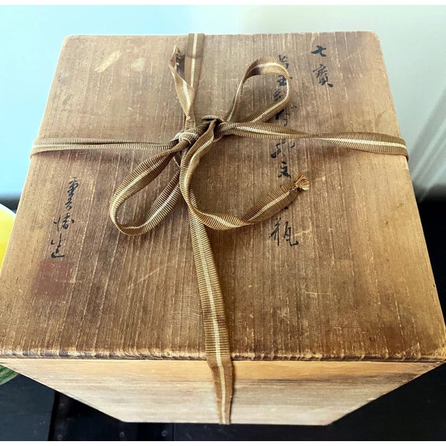 Japanese Cloisonné Vase Ando Jubei with Storage Box For Sale - Image 13 of 16