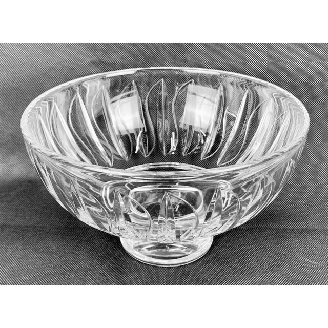 This vintage handsome clear cut crystal bowl is by Stuart Glass and the pattern is "Hampshire". This high quality piece of...